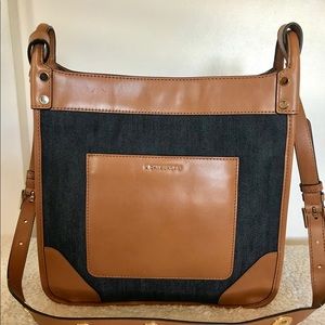 Michael Kors Dark Denim Large Messenger Bag